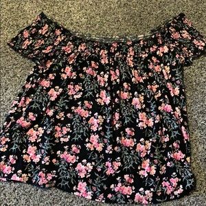 american eagle off the shoulder top